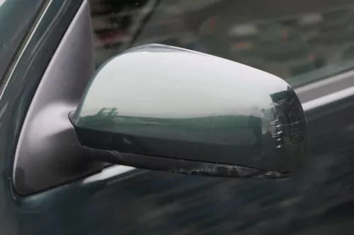 Skoda Fabia 6Y elektrisch Spiegel Außenspiegel links mit Glas grün LF8C (184738)