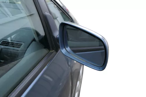 VW Sharan Alhambra elektrischer Spiegel Außenspiegel rechts blau LC5W (184763)