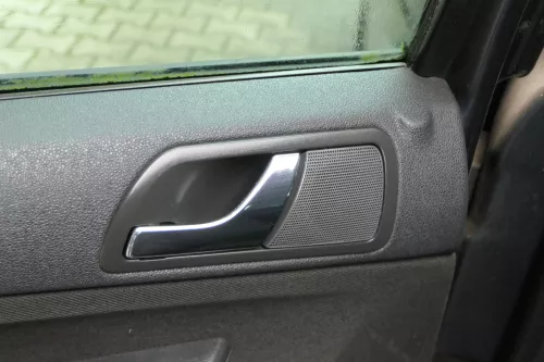 1 x Fabia 6Y Kombi Türverkleidung Verkleidung Tür hinten links schwarz anthrazit (184804)