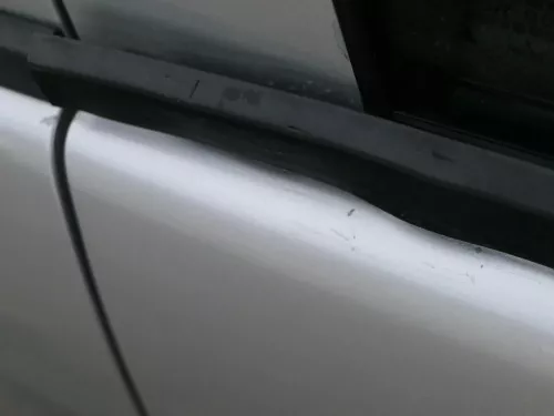 Skoda Fabia 6Y Kombi Limousine Tür vorne rechts Beifahrertür silber grau LF7T (184851)