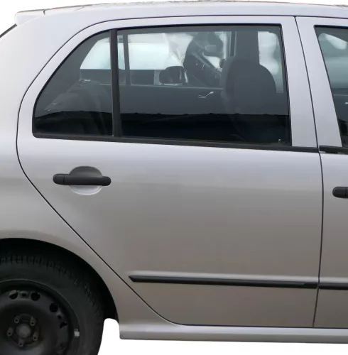 Skoda Fabia 6Y Limousine Schrägheck Tür hinten rechts grau silber LF7T diamantsi (184852)