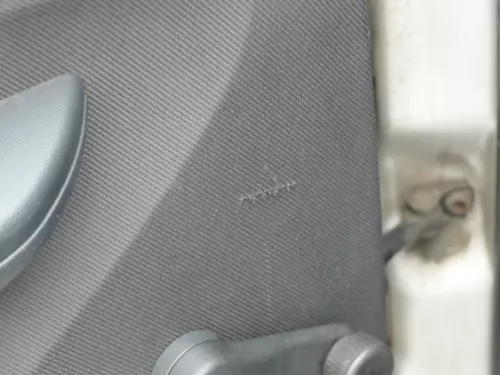 1x Fabia 6Y Kombi Türverkleidung Verkleidung Tür hinten links schwarz anthrazit (184856)