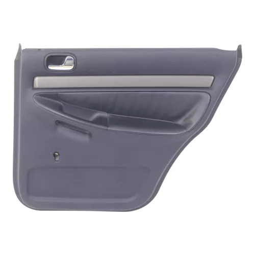 1x A6 4B Türverkleidung Verkleidung Tür hinten rechts Leder blau royalblau