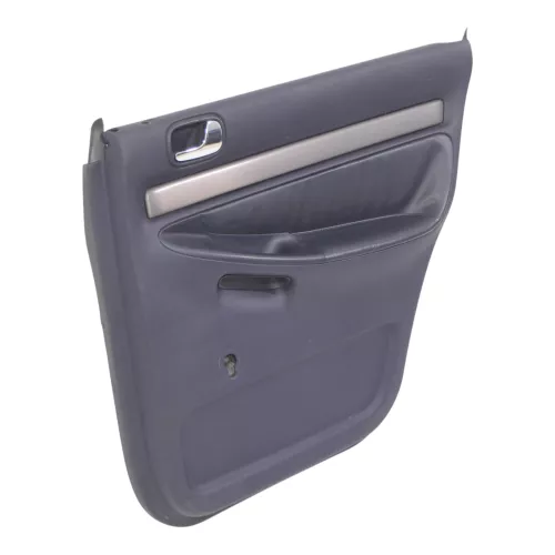 1x A6 4B Türverkleidung Verkleidung Tür hinten rechts Leder blau royalblau (184873)