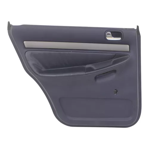 1x A6 4B Türverkleidung Verkleidung Tür hinten links Leder blau royalblau