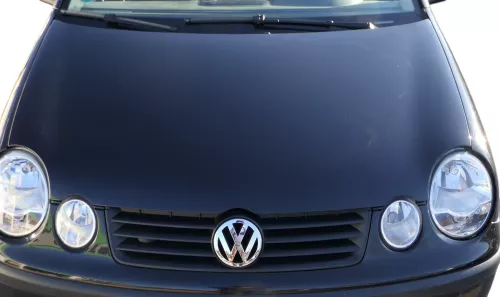 VW Polo 9N Motorhaube Klappe vorne schwarz L041 reflexsilber bisca.Bj.2004 (184876)