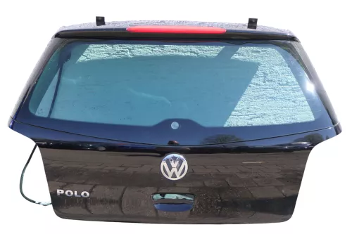 VW Polo 9N3 9N Heckklappe Kofferraumklappe Klappe schwarz L041 - Scheibe (184889)