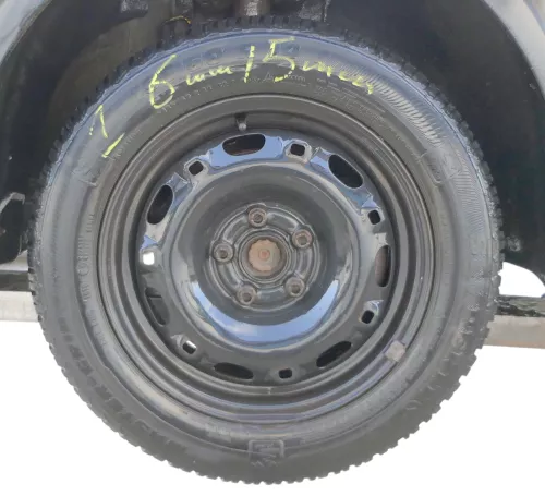 4x Polo 6R 9N Ibiza Felgen 185/60 R14 Winterreifen M+S 6jx15 ET38 Reifen 5-6,5mm (184890)