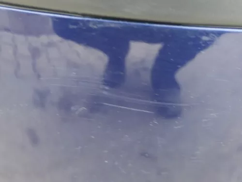 VW Polo 9N Stoßstange Frontstoßstange vorne blau LB5N (184893)