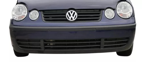 VW Polo 9N Stoßstange Frontstoßstange vorne blau LB5N