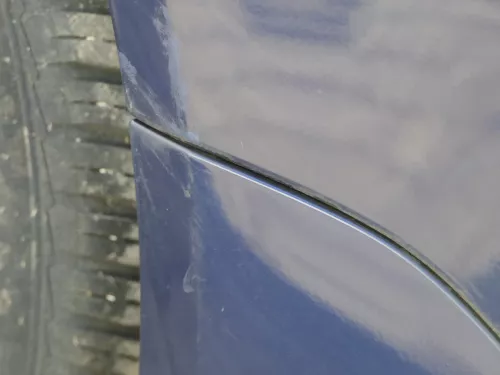 VW Polo 9N Stoßstange Frontstoßstange vorne blau LB5N (184905)