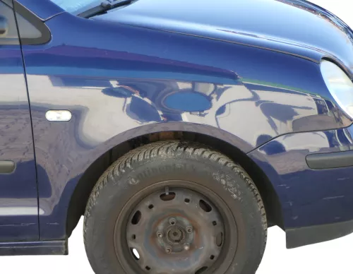VW Polo 9N Kotflügel vorne rechts blau LB5N bis ca.Bj.2004  (184907)