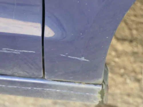 VW Polo 9N Kotflügel vorne rechts blau LB5N bis ca.Bj.2004  (184907)
