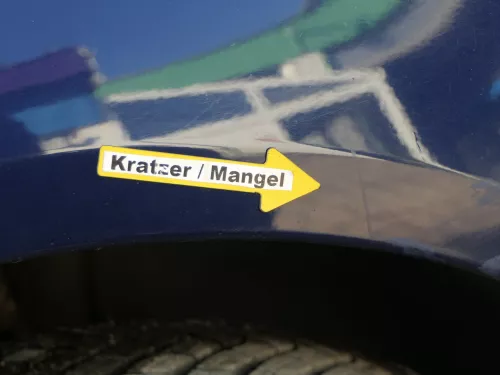 VW Polo 9N Kotflügel vorne rechts blau LB5N bis ca.Bj.2004  (184907)