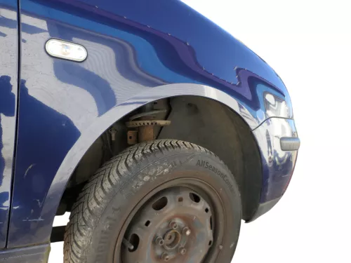 VW Polo 9N Kotflügel vorne rechts blau LB5N bis ca.Bj.2004  (184907)