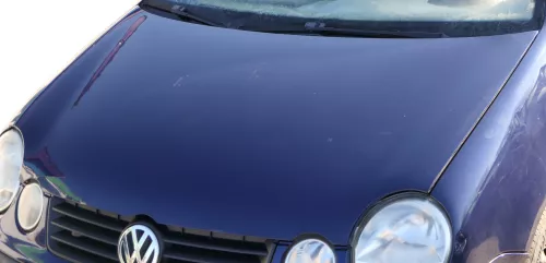 VW Polo 9N Motorhaube Klappe Haube vorne blau LB5N bis ca. Bj. 2004 (184909)