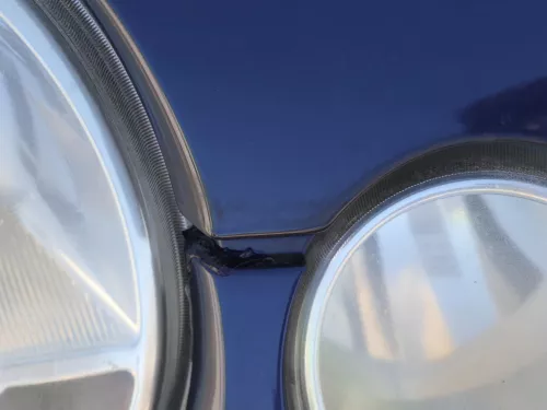 VW Polo 9N Motorhaube Klappe Haube vorne blau LB5N bis ca. Bj. 2004 (184909)