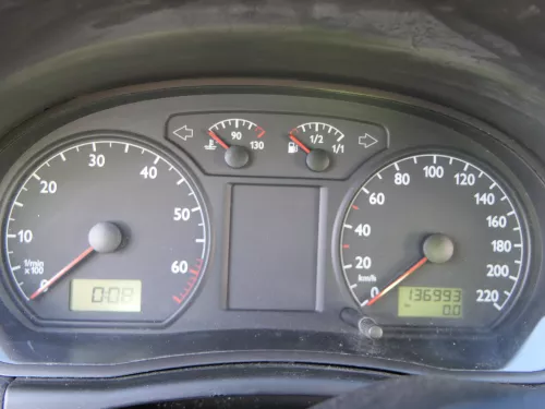 VW Polo 9N Tacho Tachometer Kombiinstrument 136.900km 6Q0920800P 1,2 47kw 40kw (184913)