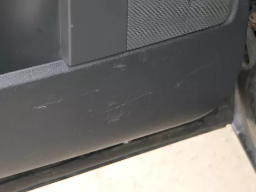 1x VW Sharan 7M Türverkleidung Verkleidung Tür hinten links Facelift anthrazit (184936)