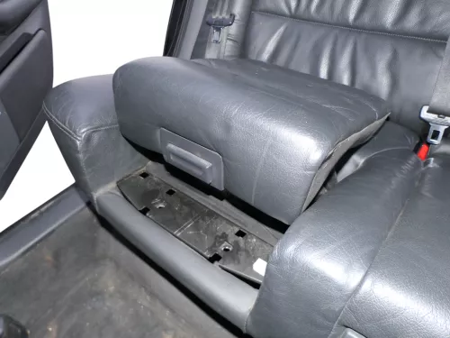 A6 4B Kombi Avant Rückbank Sitz Rücksitz Buffalino schwarz Leder Kindersitz  (184986)