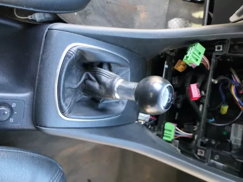 Audi A6 4B Schaltknauf Schaltsack Schaltknüppel original 5-Gang Leder schwarz (184992)