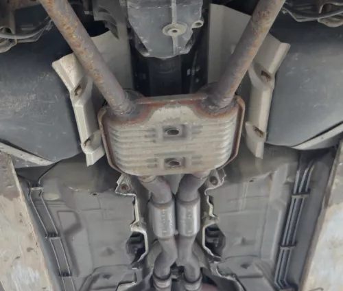 Audi A6 4B Auspuff Mittelschalldämpfer Mitteltopf mitte 2,4 ALF 4B0253409AL ACK  (185007)