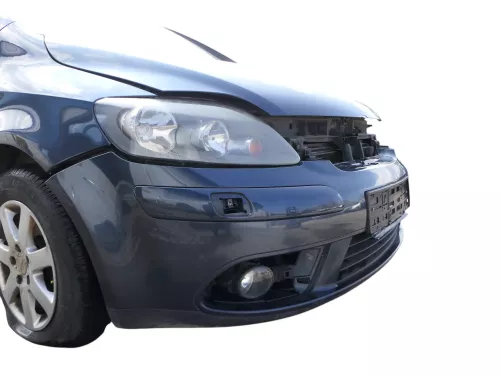 VW Golf 5 5M1 Plus Stoßstange vorne Frontstoßstange Stoßfänger LC5F blau SWR (185023)