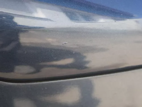 VW Golf 5 5M1 Plus Stoßstange vorne Frontstoßstange Stoßfänger LC5F blau SWR (185023)