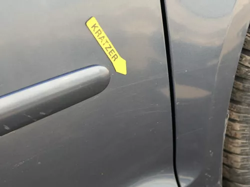 VW Golf Plus 5M Tür vorne rechts Beifahrertür blau LC5F Türblatt + Rahmen (185026)