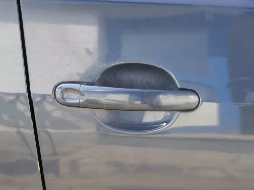 VW Golf Plus 5M Tür vorne rechts Beifahrertür blau LC5F Türblatt + Rahmen (185026)