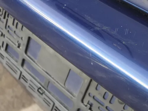VW Golf 4 Limousine Stoßstange hinten Heckstoßstange Stoßfänger blau LB5N (185085)