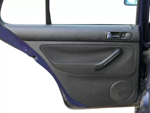 1x VW Golf 4 1J Limousine Türverkleidung Verkleidung Tür hinten links schwarz (185087)