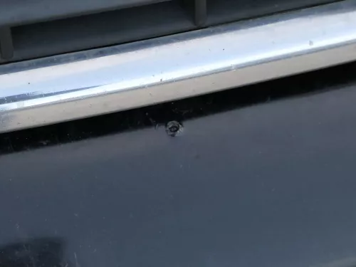 Audi A4 8E B6 Kombi Avant Stoßstange vorne mit Spoiler schwarz LY9B - SWR (185133)