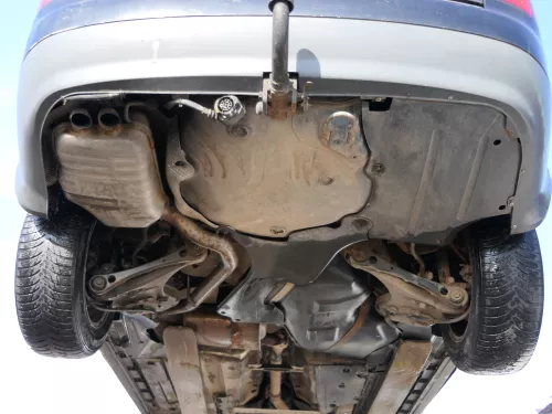 Audi A4 8E B6 Auspuff Endschalldämpfer Endtopf + Mittelschalldämpfer 1,9 TDI AWX (185153)