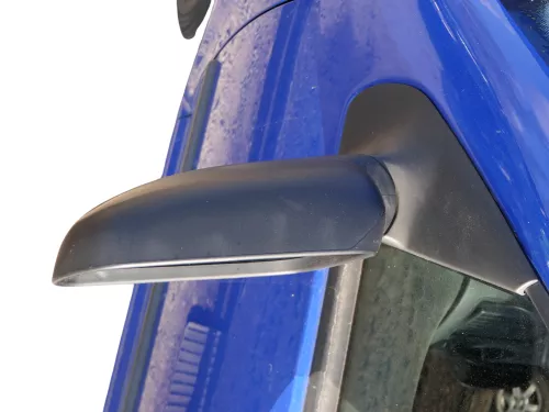 VW Golf 4 Bora manueller Spiegel vorne links Außenspiegel schwarz  (185165)