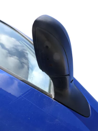 VW Golf 4 Bora manueller Spiegel vorne rechts Außenspiegel schwarz  (185166)