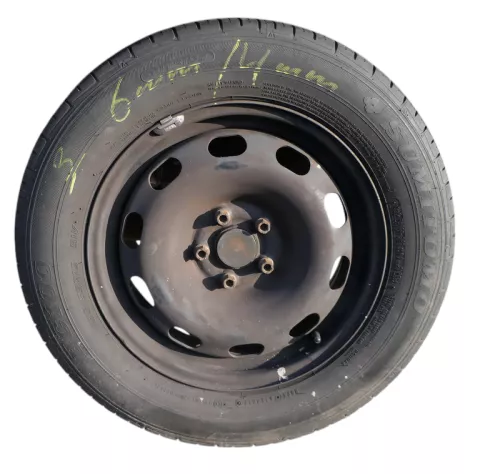 4x VW Golf 4 Bora 195/65 R15 91V Sommerreifen 6jx15H2 ET38 ca. 4-6,5mm Reifen (185174)