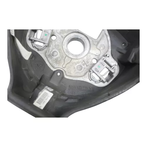 Polo 9N 9N3 Lenkrad Leder 3-Speichen Airbag 6Q0419091AF Lederlenkrad blaue Nähte (185195)