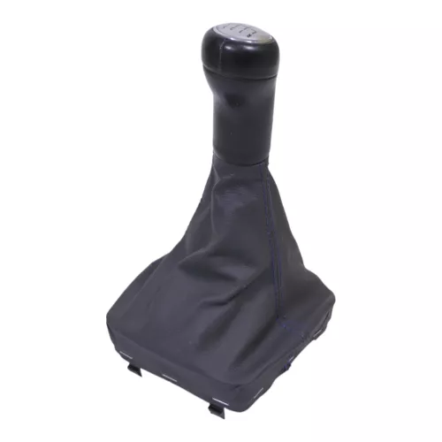 VW Polo 9N 9N3 Schaltknauf Schaltsack Schaltung 6Q1711113G Leder schwarz Goal (185197)