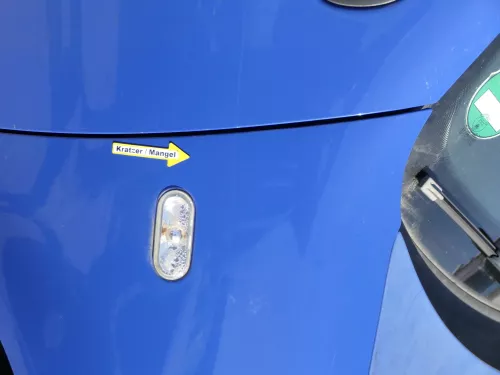 VW Golf 4 1J Kotflügel vorne rechts blau LA5C (185208)