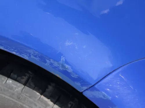 VW Golf 4 1J Kotflügel vorne rechts blau LA5C (185208)