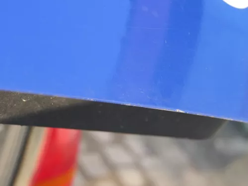 Golf 4 Bora Kombi Variant Heckklappe Klappe Scheibe hinten blau LA5C ohne Anbaut (185212)