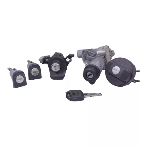 VW Fox 5Z Schloßsystem Türschloß Heckschloß mit 1x Schlüssel Schloß Zündschloß (185240)