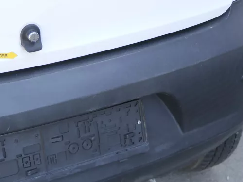 VW Fox 5Z Stoßstange hinten Stoßfänger schwarz matt unlackiert (185242)