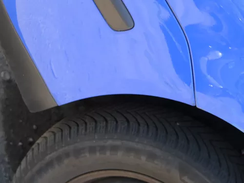 VW Polo 9N Stoßstange Frontstoßstange vorne blau LA5F (185247)