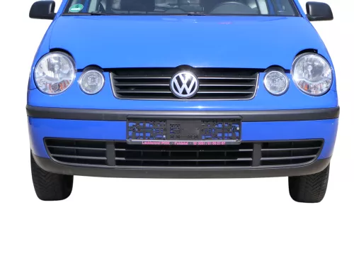 VW Polo 9N Stoßstange Frontstoßstange vorne blau LA5F (185247)