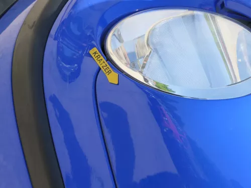 VW Polo 9N Kotflügel vorne links blau LA5F bis ca.Bj.2004 (185248)