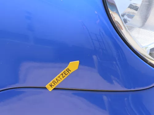 VW Polo 9N Kotflügel vorne rechts blau LA5F bis ca.Bj.2004  (185249)