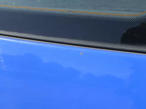 VW Polo 9N3 9N Heckklappe Kofferraumklappe Klappe blau LA5F ohne Anbauteile (185250)