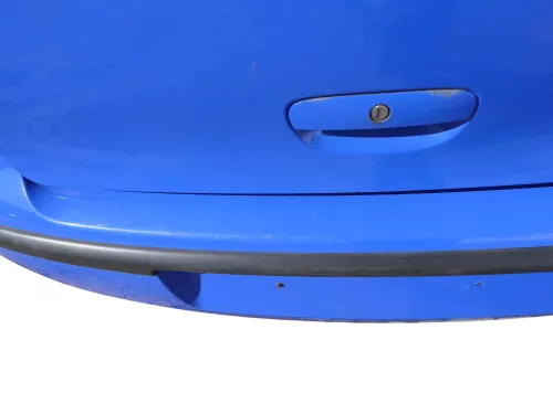VW Polo 9N 9N3 Stoßstange Heckstoßstange hinten blau LA5F (185251)